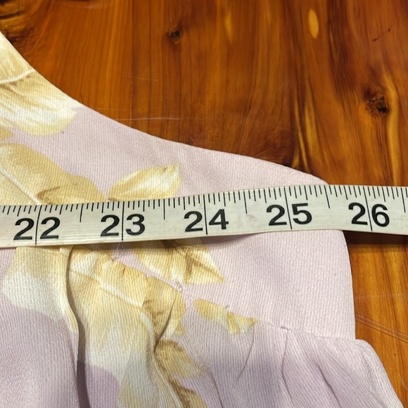 3X Forever 21 purple cream white & tan graphic print sleeveless lined mini dress - Picture 13 of 15